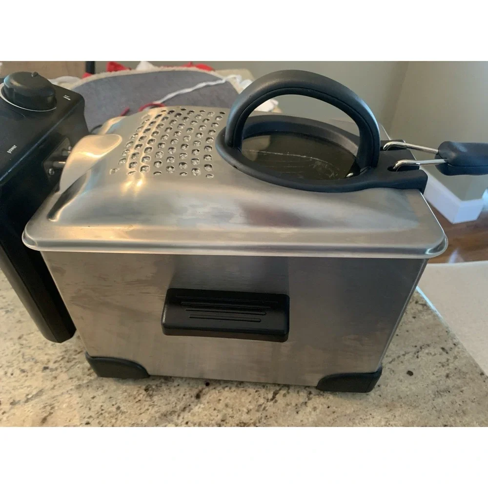 T-fal Easy Pro Deep Frying Machine FR101450 - 3L‎ w/Helen Chen Stainless Steel